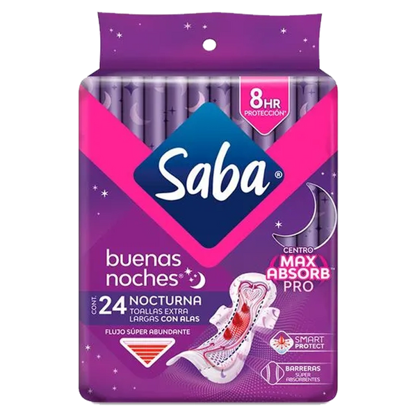 SABA Toalla BuenasNoche C/Alas 24UN