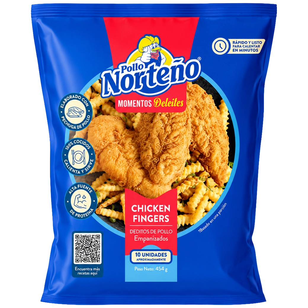 Norteño Chiken Fingers 454g