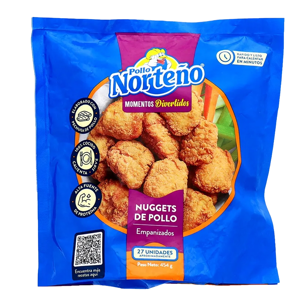 Norteño Nuggets de Pollo 454g
