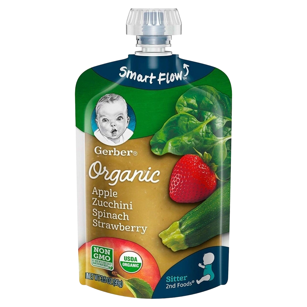 GERBER Apple Zuc Spin Strawb 3 oz