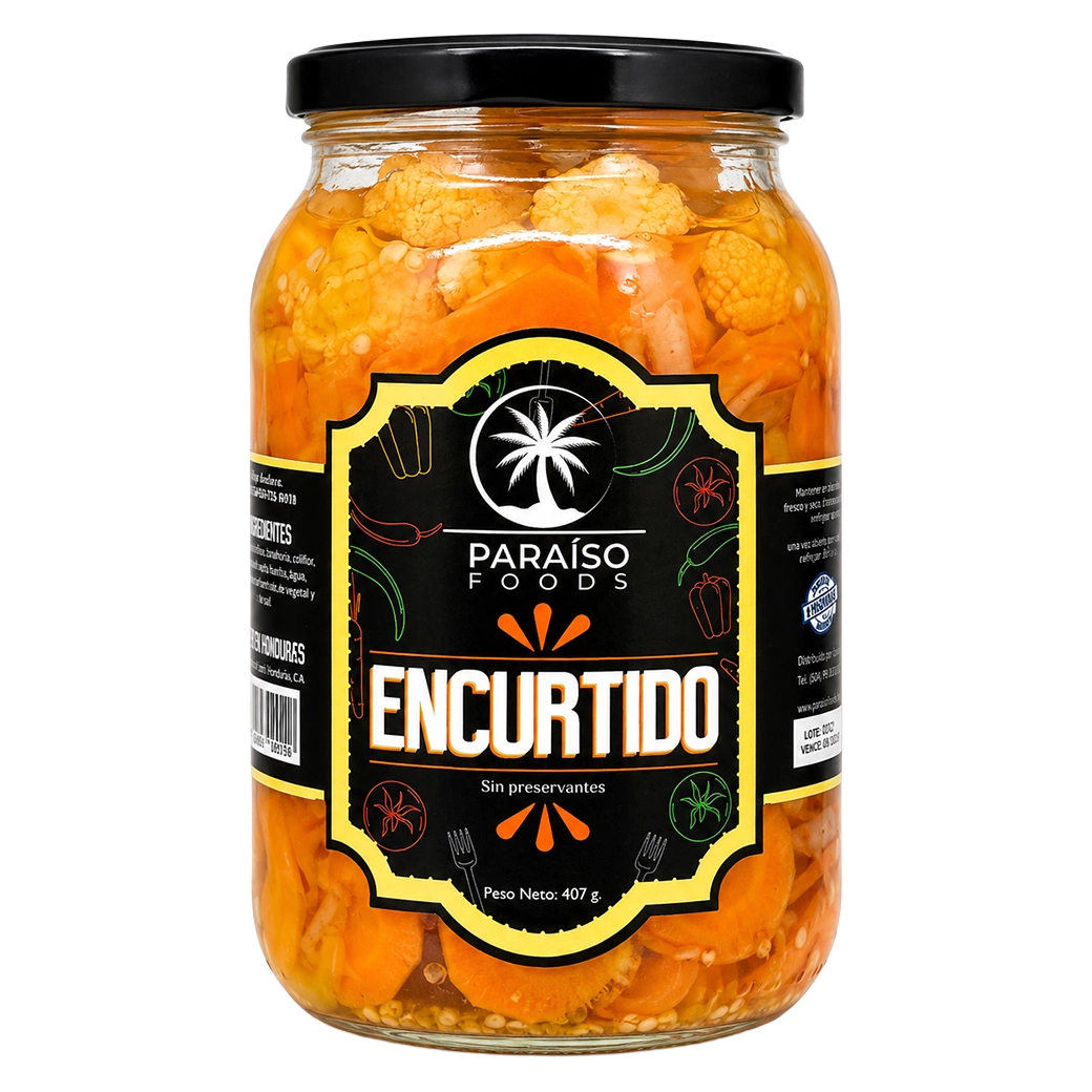 ParaisoFoods Encurtido Vege407g
