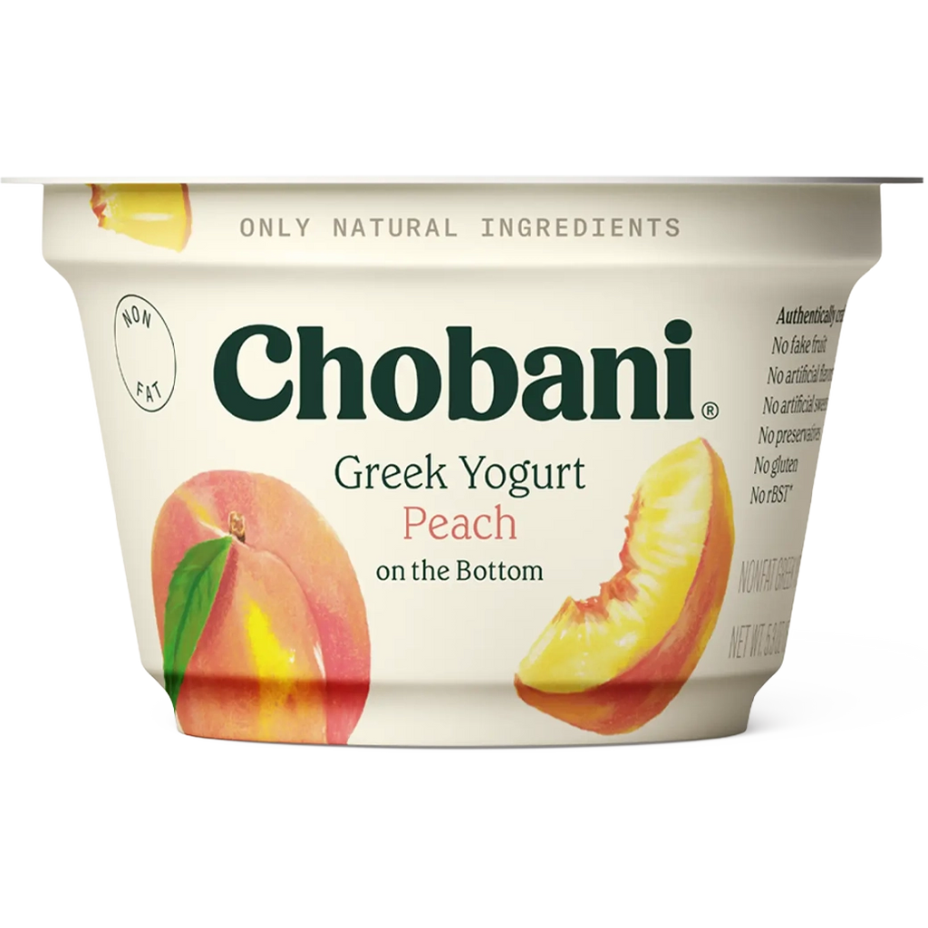 CHOBANI Ygrt Peach NonFat 6oz