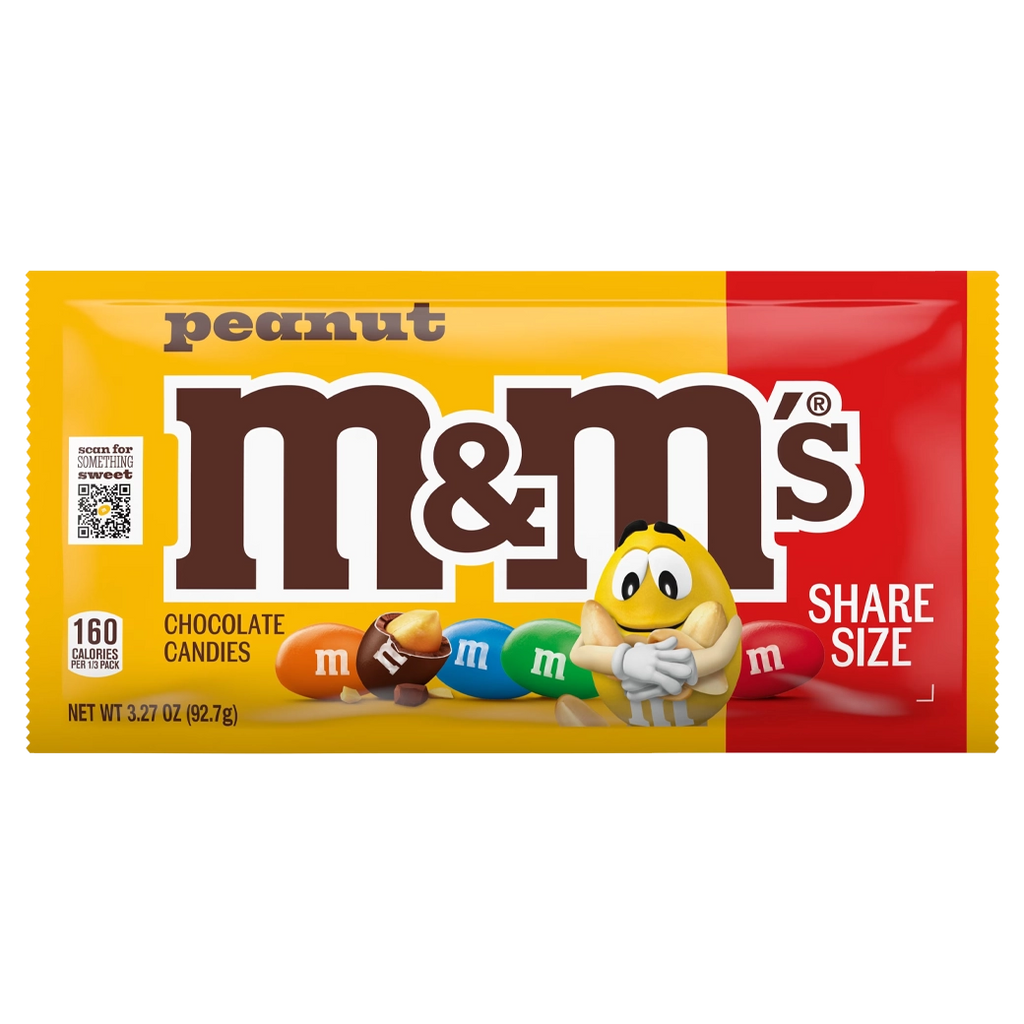 M&M Peanut Choc barra 3.27oz