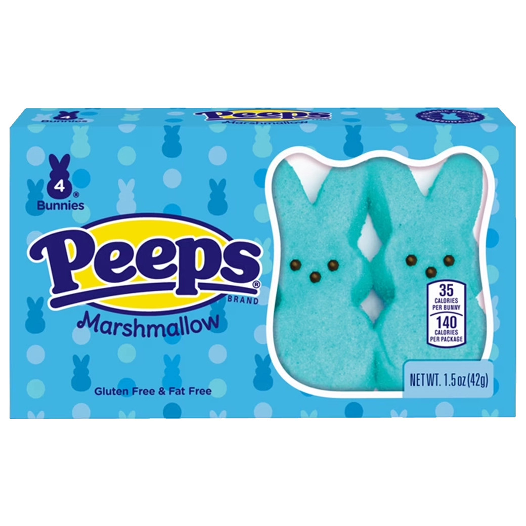 PEEPS Mrshmllw Blue Bunny 1.5 oz