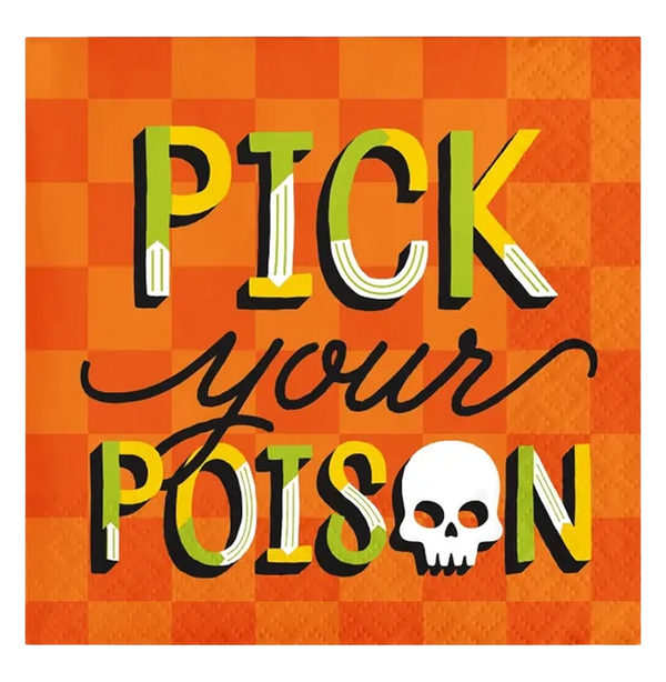 SAY HOORAY Poison Napkin 16 ct