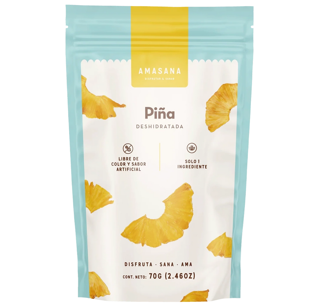 AMASANA Piña Deshidratada 70g