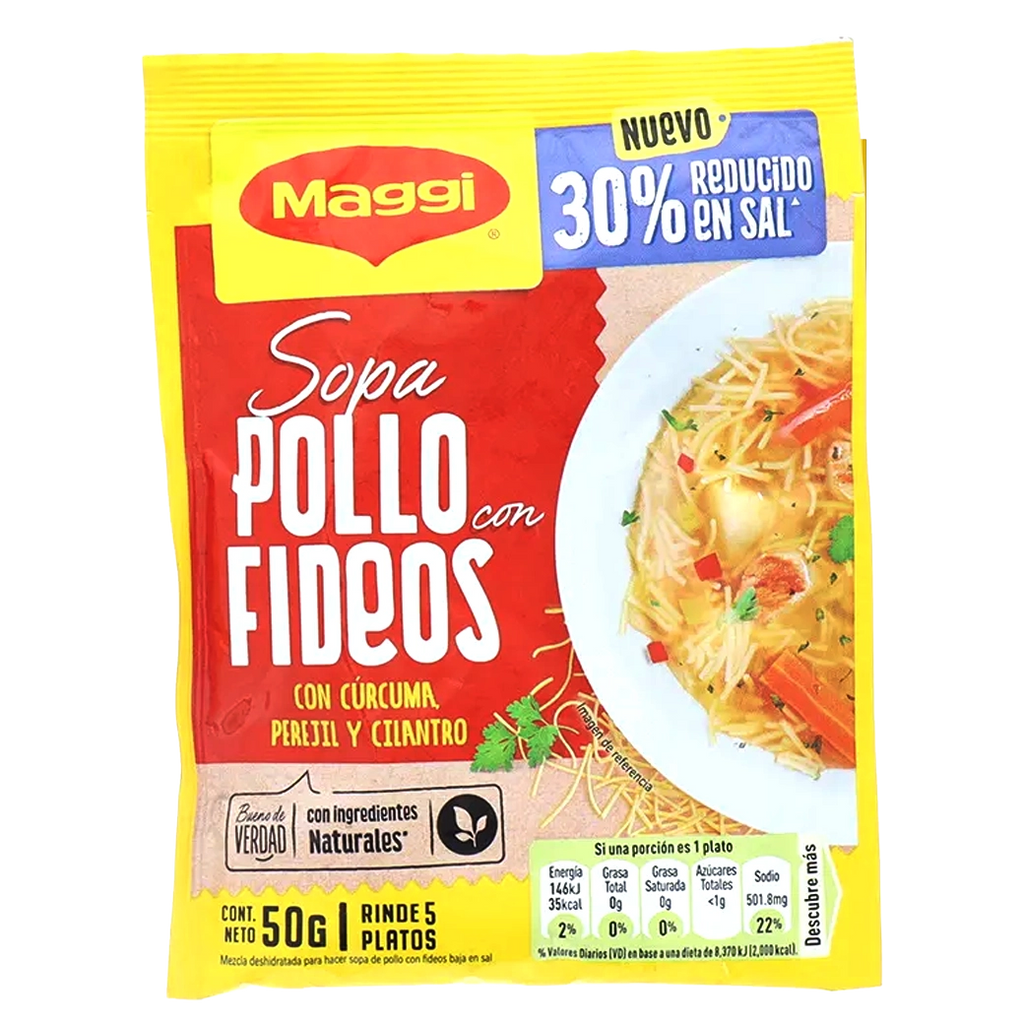 Maggi Sopa Pollo Fideo c/cur/p