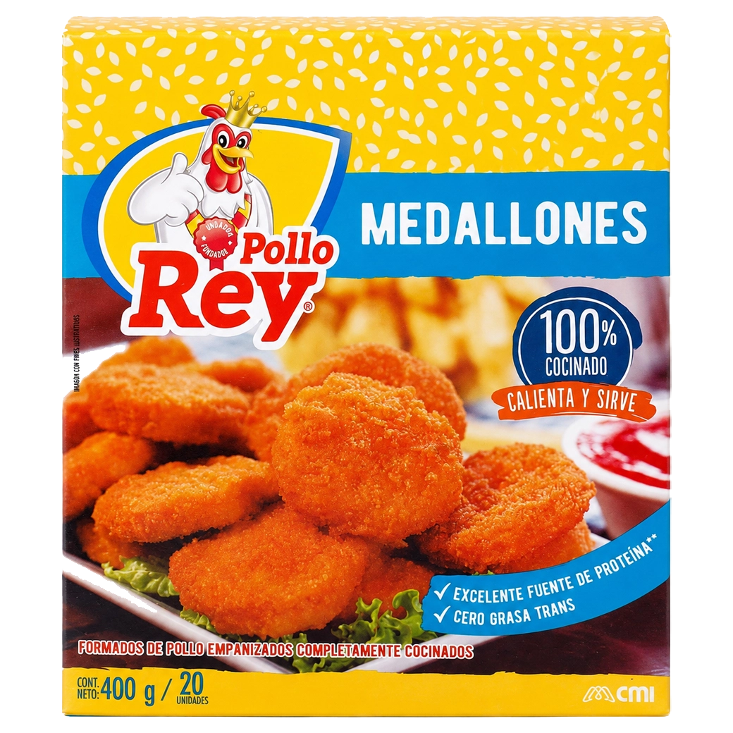 REY Medallones Empanizados 400