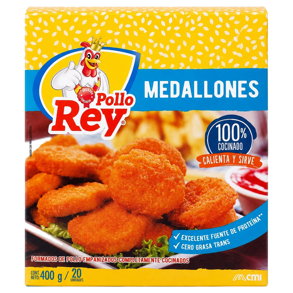 REY Medallones Empanizados 400