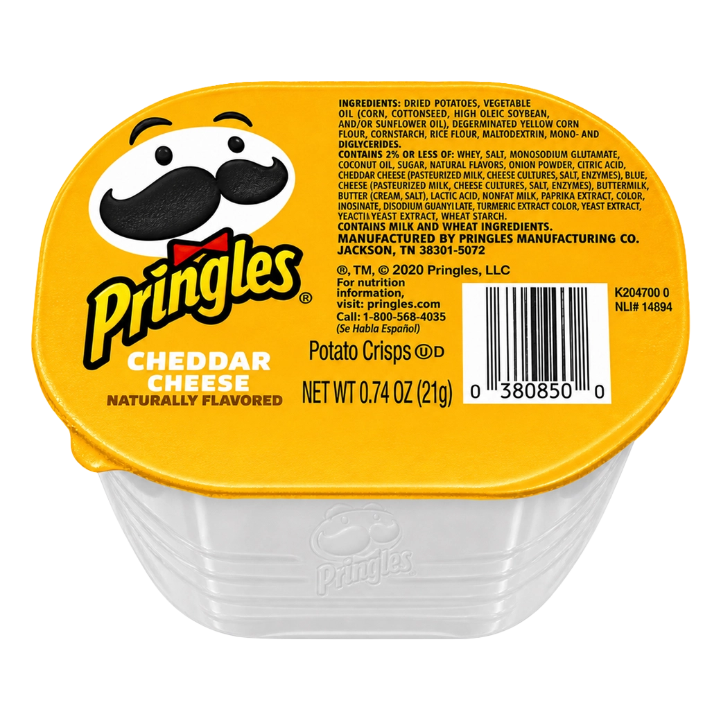 PRINGLES Cheddar Cheese 21 Grs
