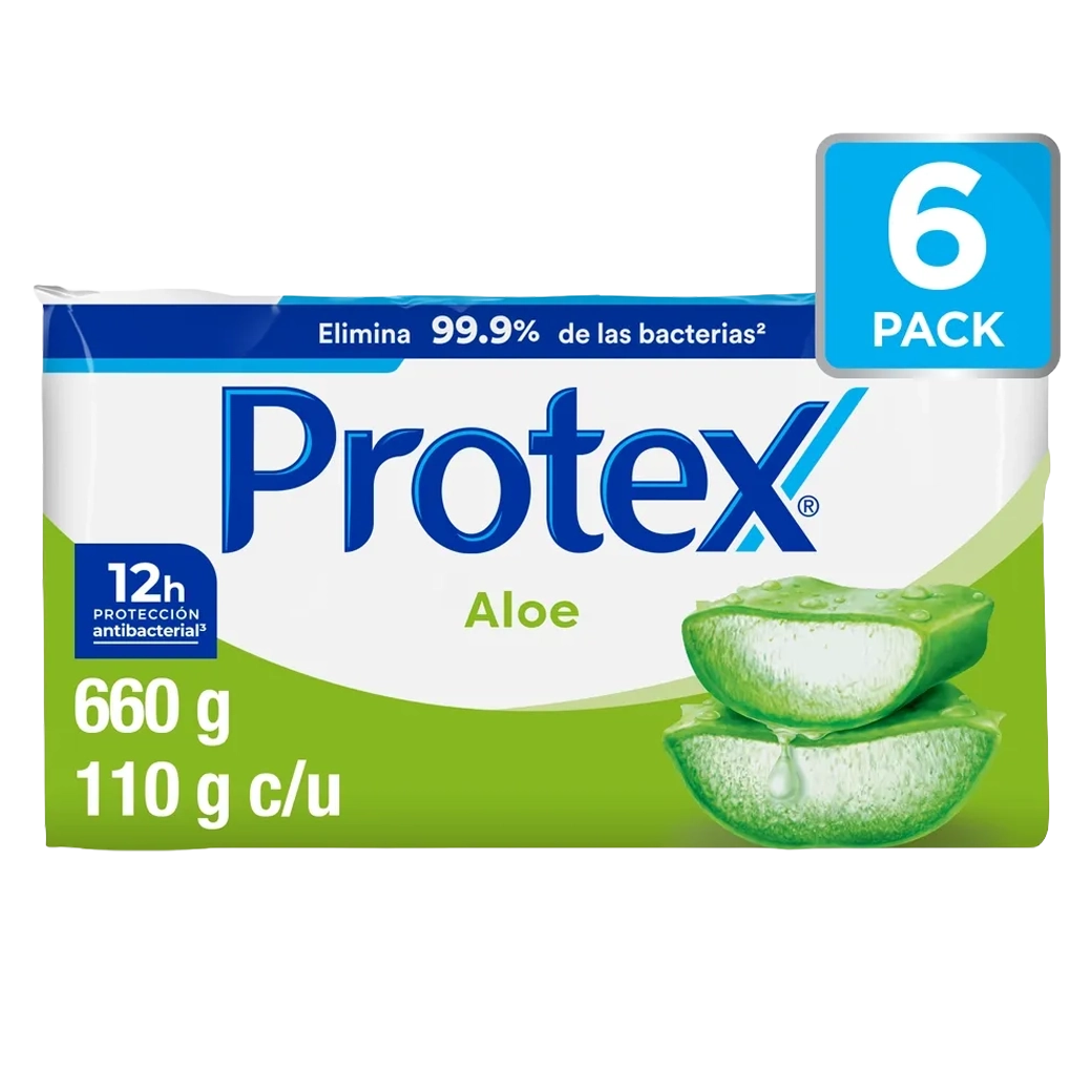 PROTEX Jabón Aloe 6PK