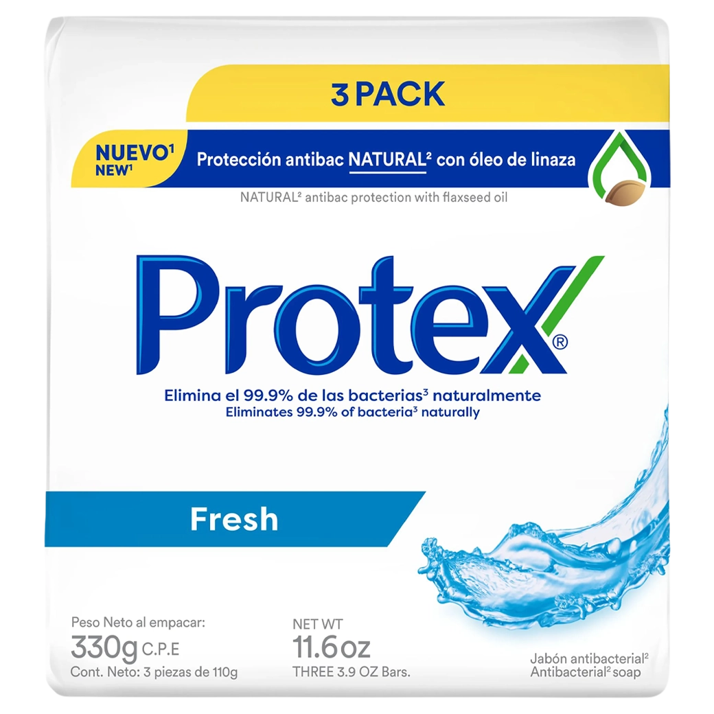 PROTEX Jabon Fresh 3pk