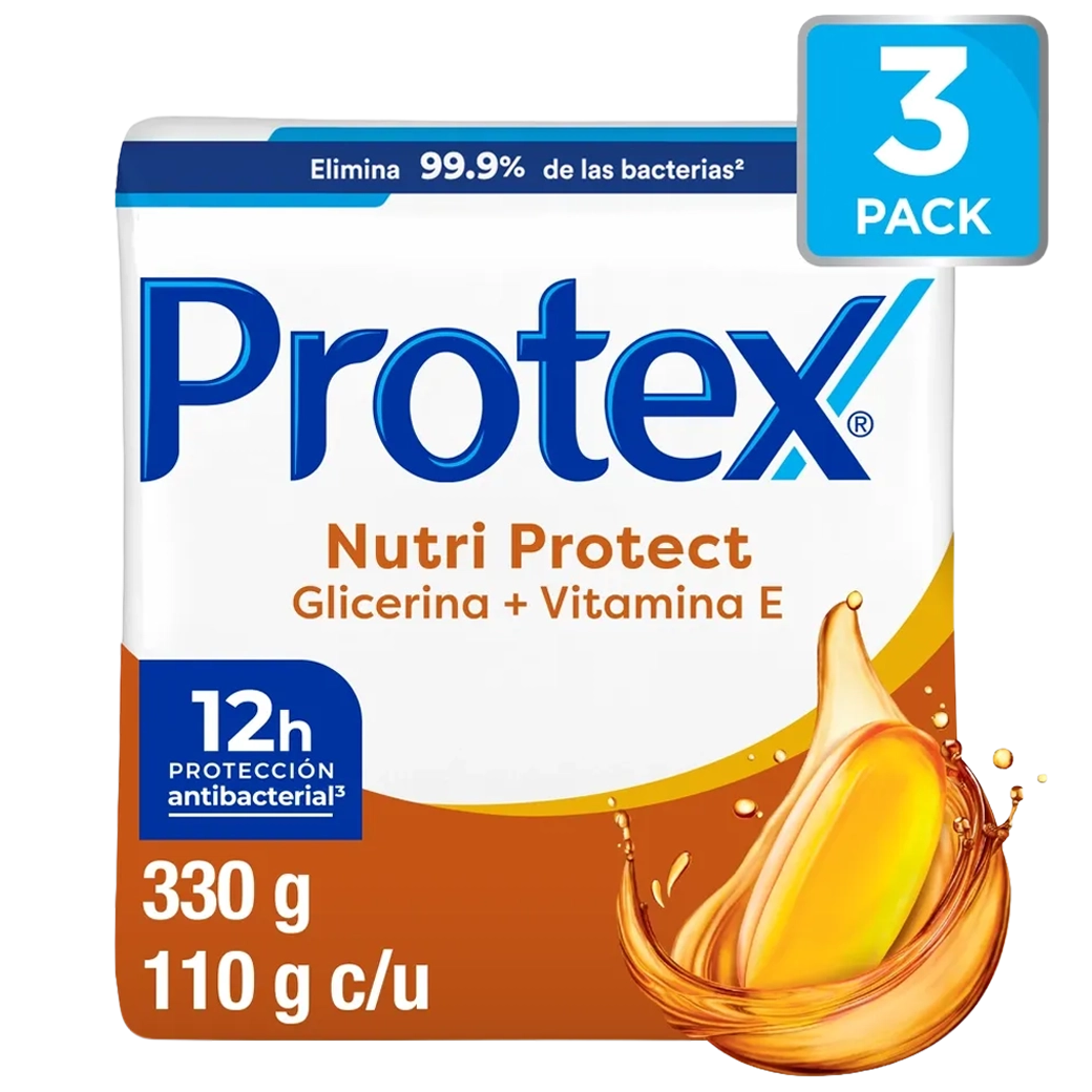 PROTEX Jabon Vitamina E 3PK