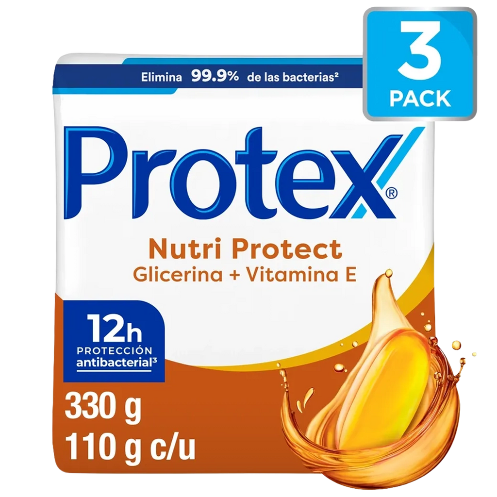 PROTEX Jabon Vitamina E 3PK