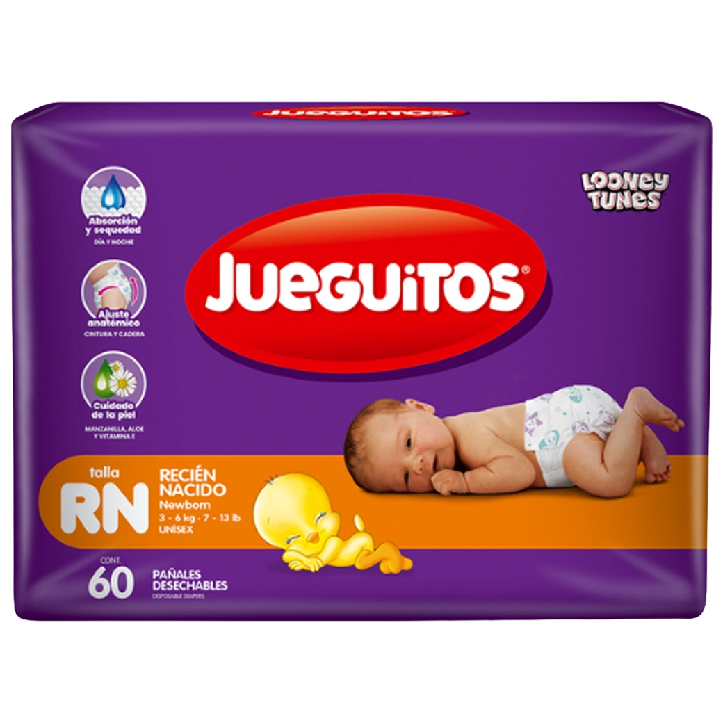 JUEGUITOS Panales RN --60Pk