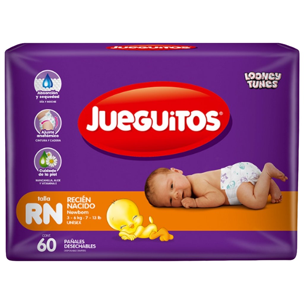 JUEGUITOS Panales RN --60Pk