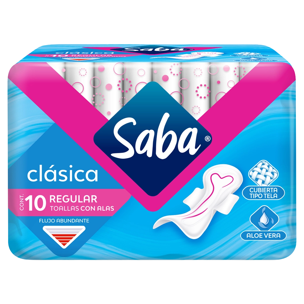 SABA Clasic C/Alas Regul 10Und