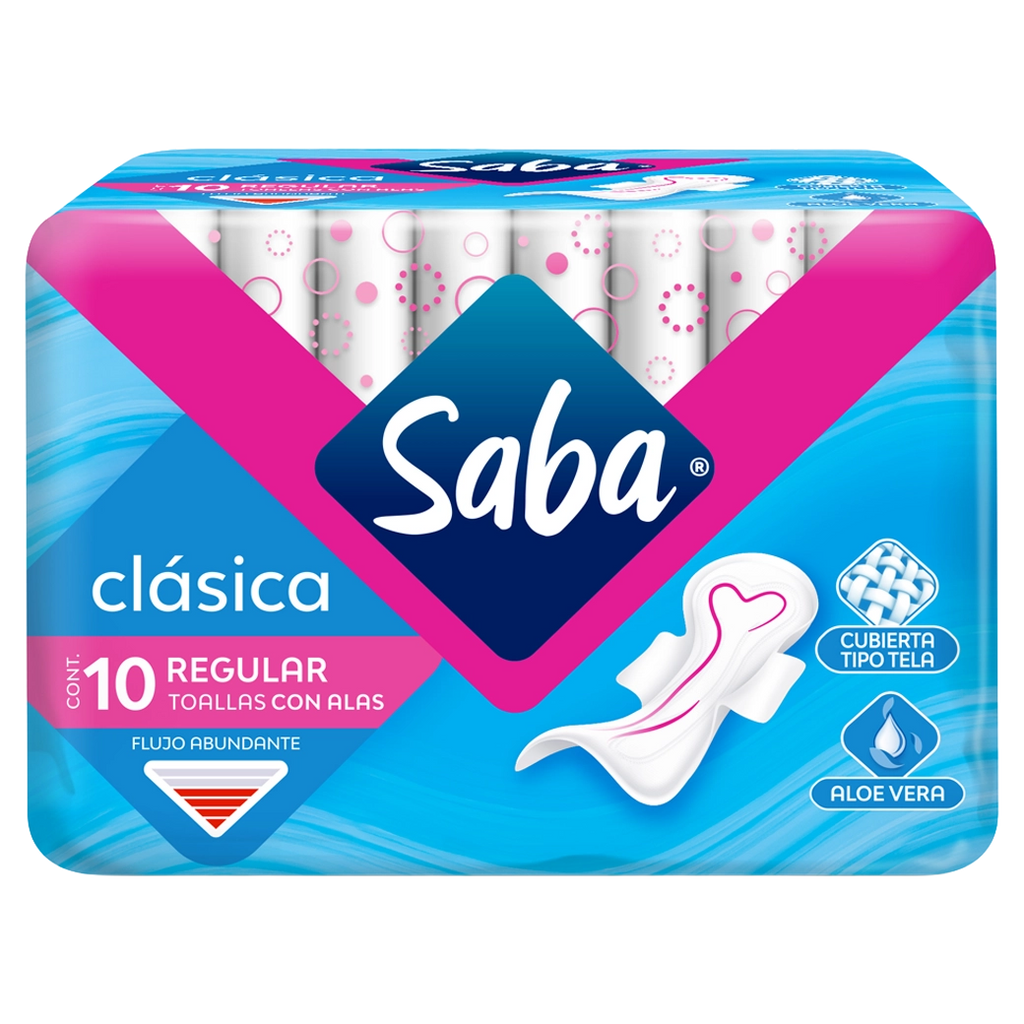 SABA Clasic C/Alas Regul 10Und