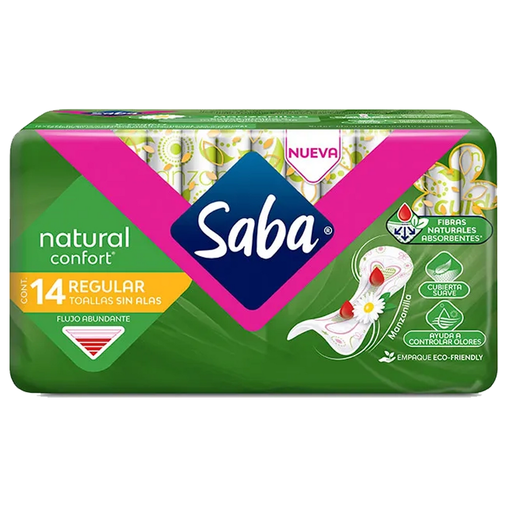 SABA Toalla S/Alas Regular 14u