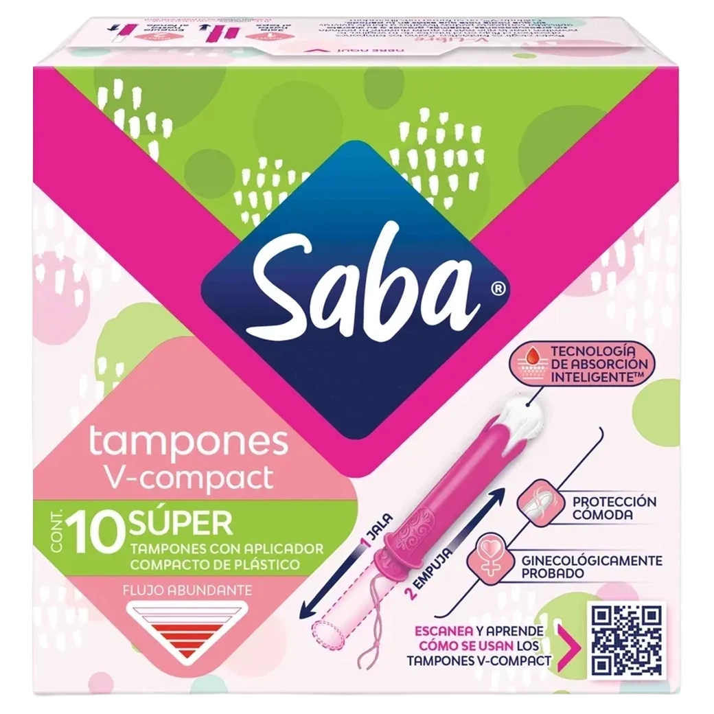 SABA Tampones Super 10 Unid