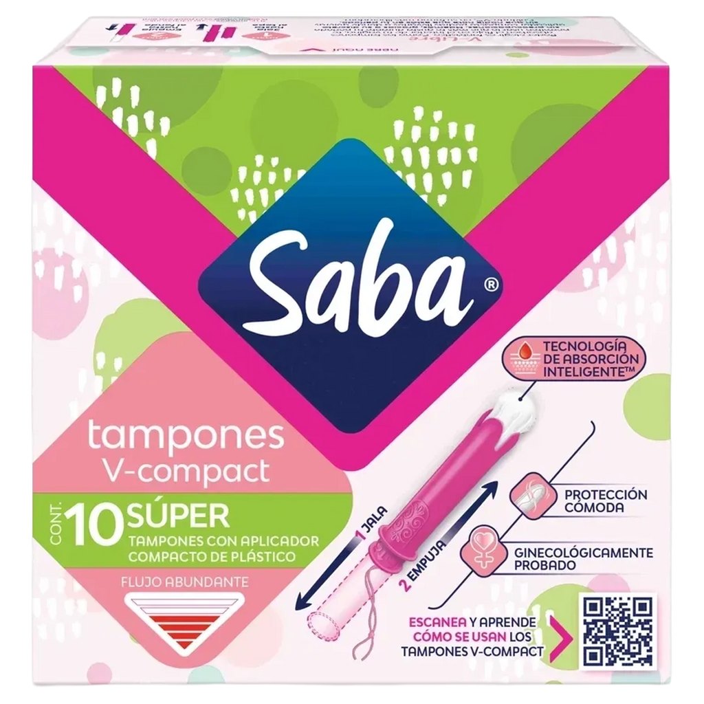SABA Tampones Super 10 Unid