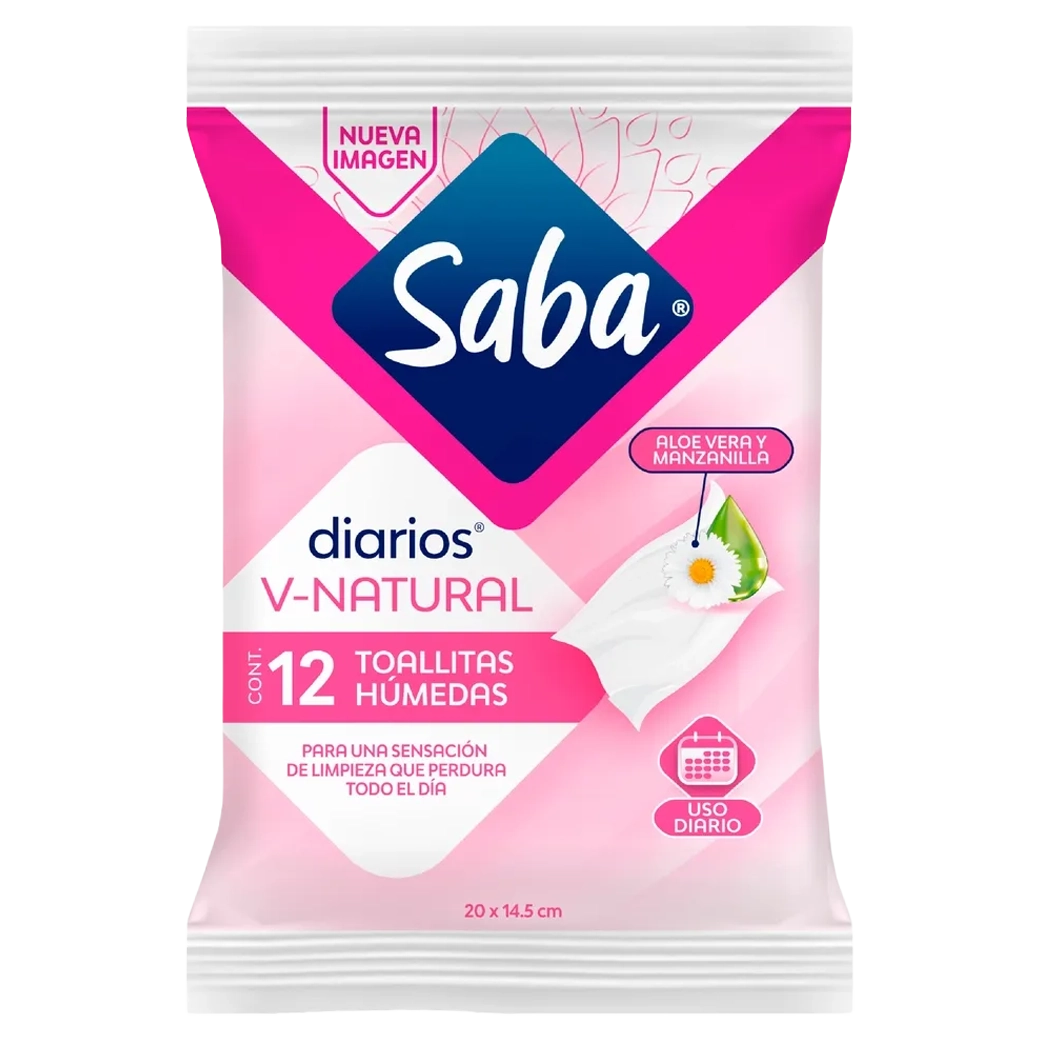 SABA Toallitas humedas 12 Und