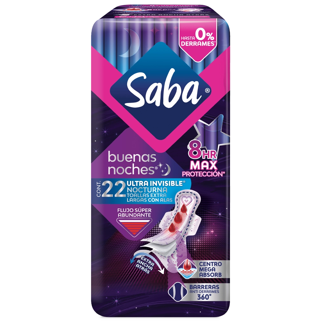 SABA Toalla BN UltraInv C/Alas 22UN