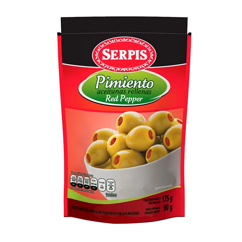 SERPIS PackAceitunaManza/Pimien175g