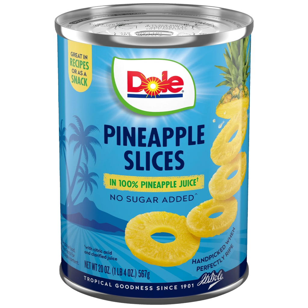 DOLE Pineapple Sliced 20 oz