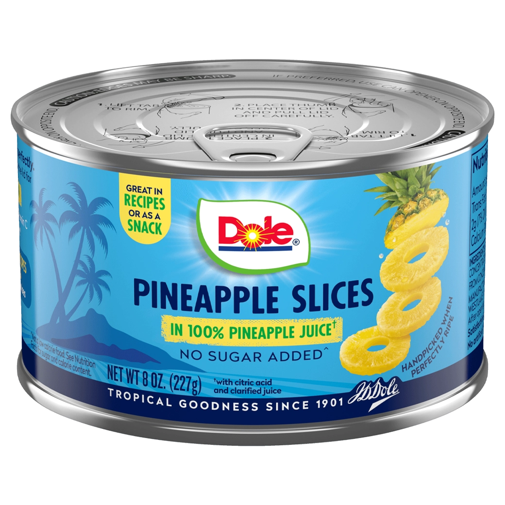 DOLE Pineapple Slices 8 oz