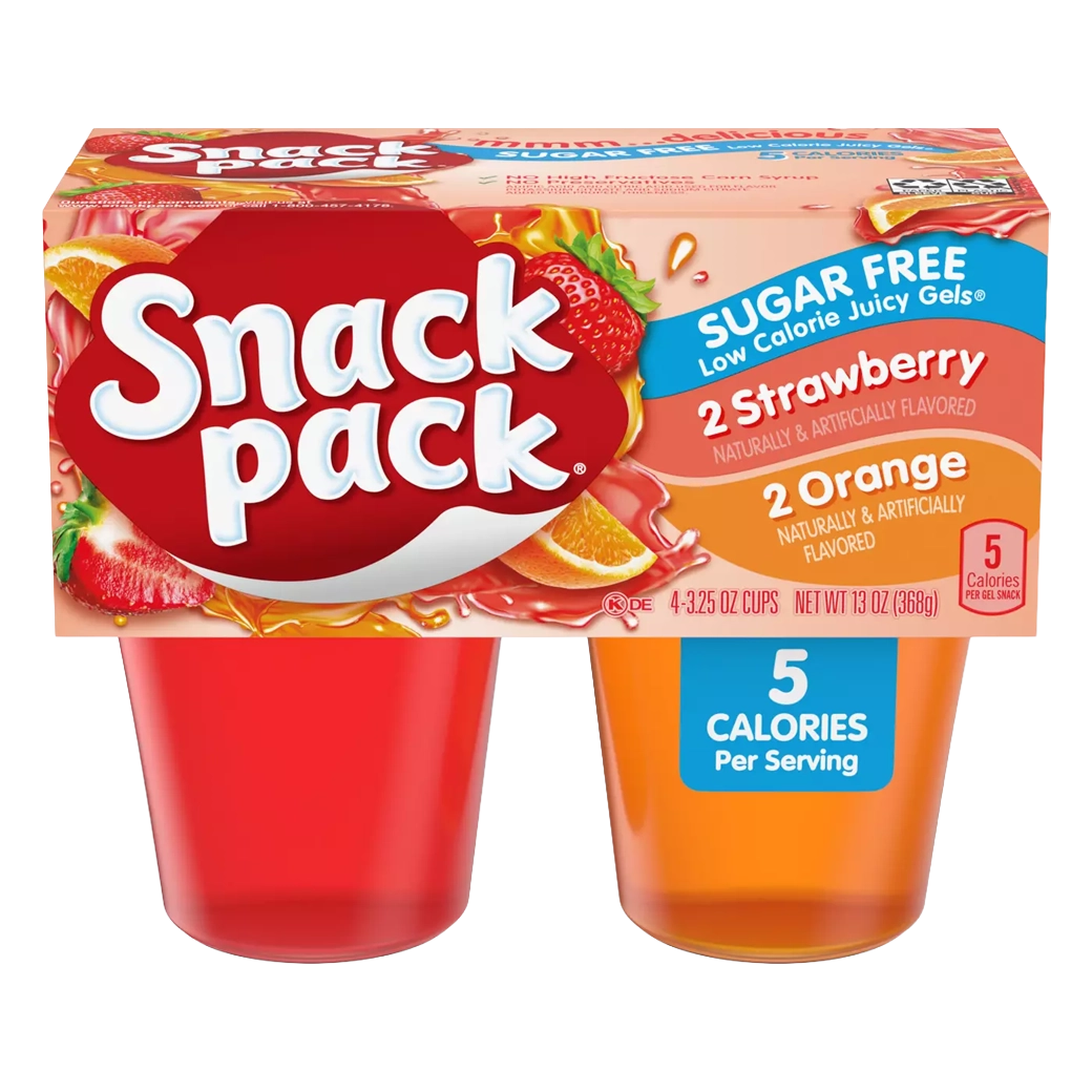 SNACKP Gelatin Strawb&Orange 368g