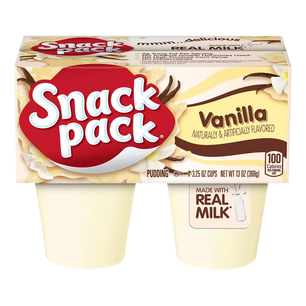 SNACK Pack Pudding Vainilla 368g
