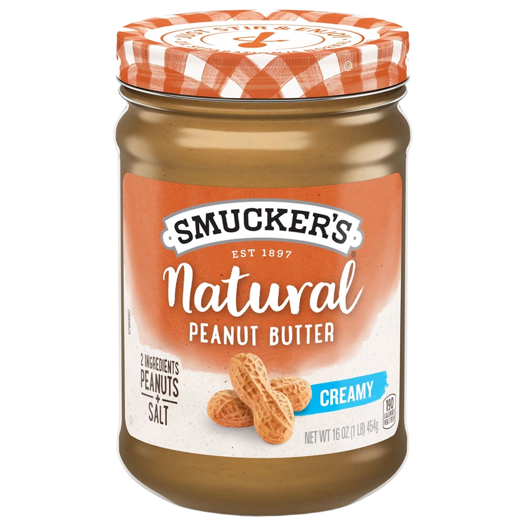 SMUCKERS Creamy crema mani 454g