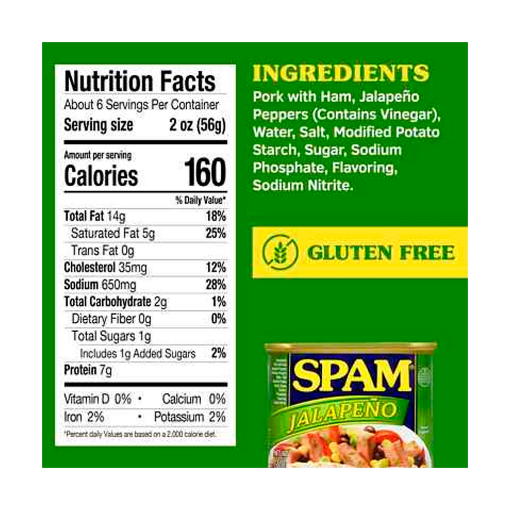 SPAM Jalapeño 12onz