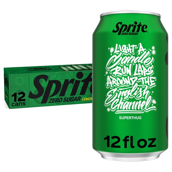 SPRITE Lemon-Lime Zero 12 oz 12pk