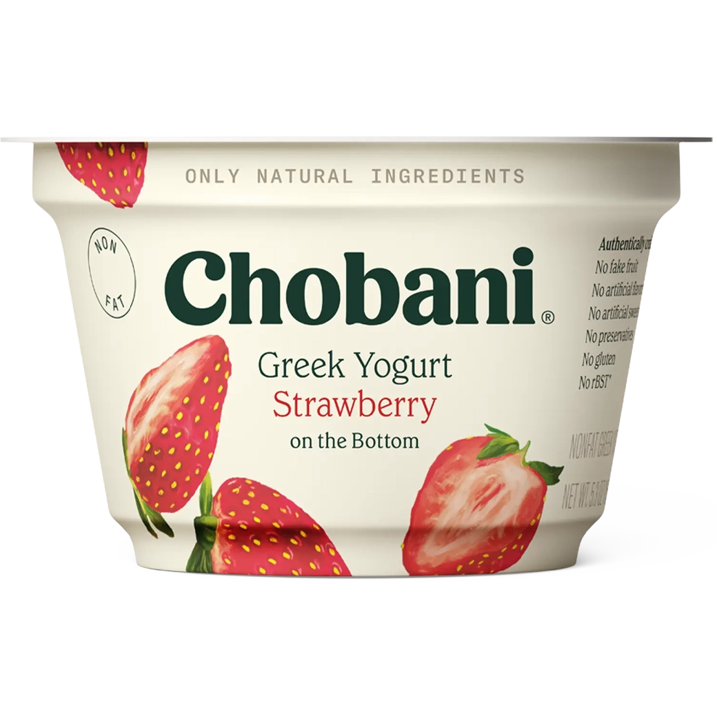CHOBANI Ygrt Straw NonFat 5.3o