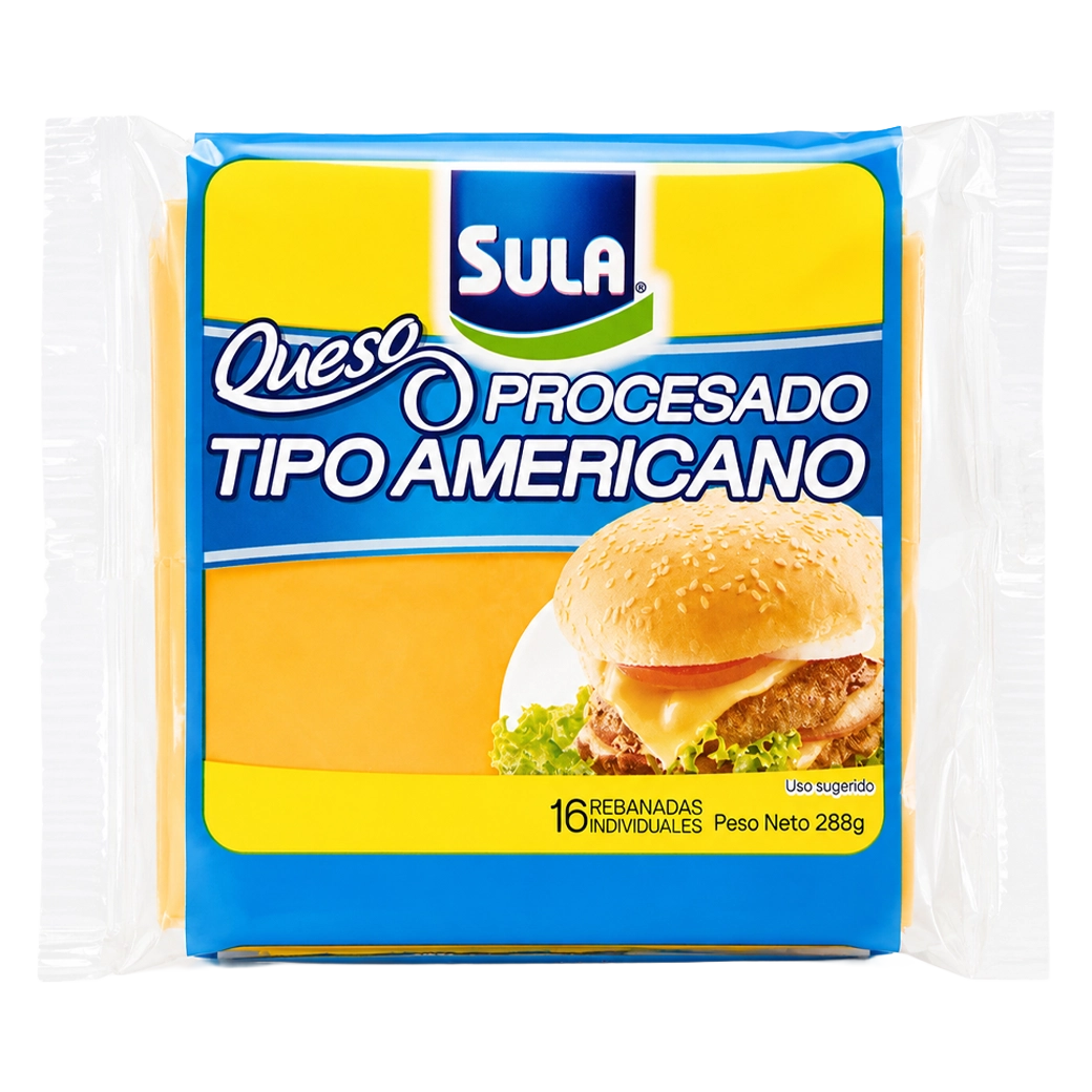 SULA Queso Tipo Americano 288g