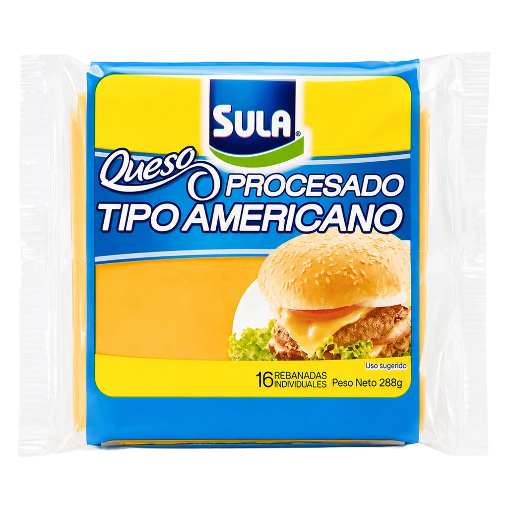 SULA Queso Tipo Americano 288g