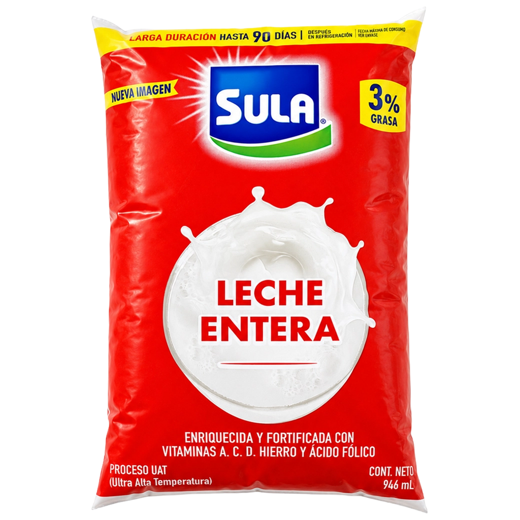 SULA Leche Entera BolsaLD 946ml