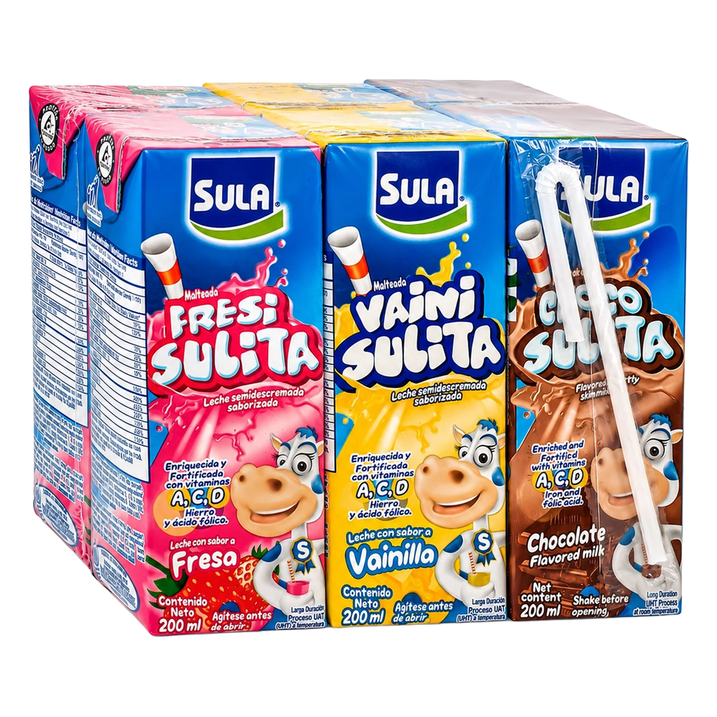 SULA Malteada Surtida 200ml 6u