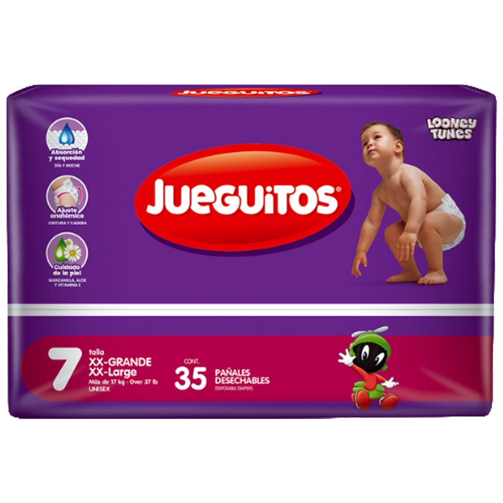 Jueguitos Pañales T7 XXG 35Und