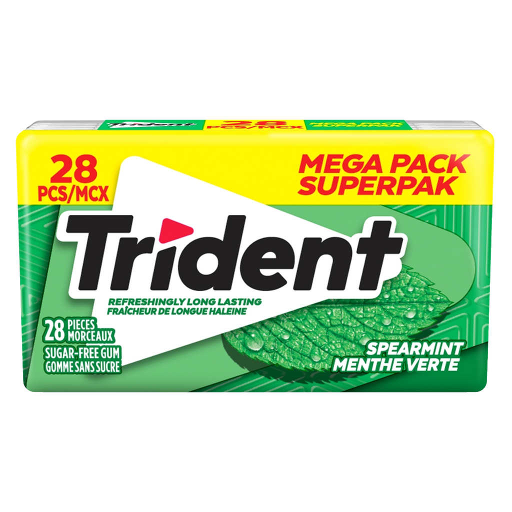 TRIDENT Spearmint MegaPack 28 un