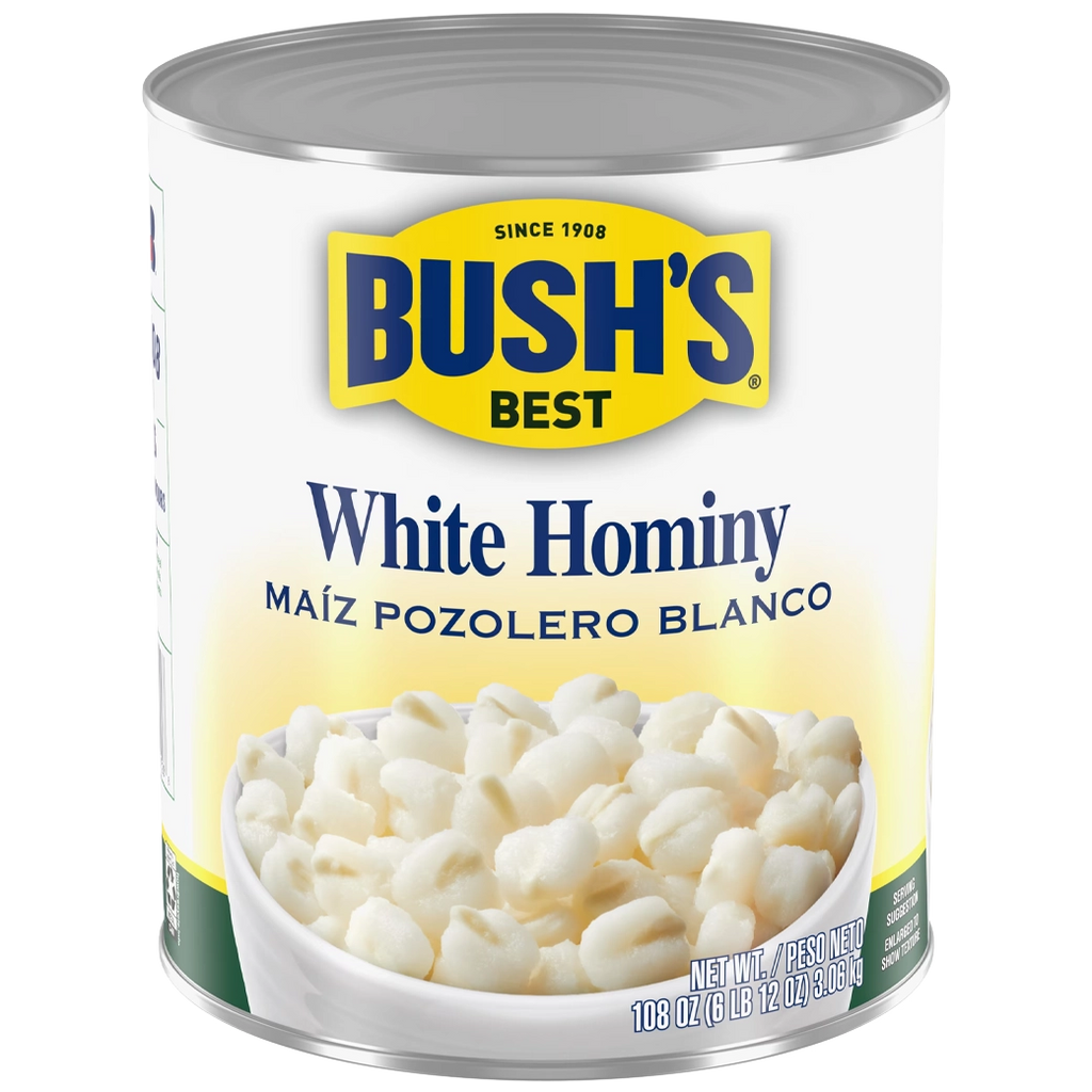 BUSH White Hominy 108 oz