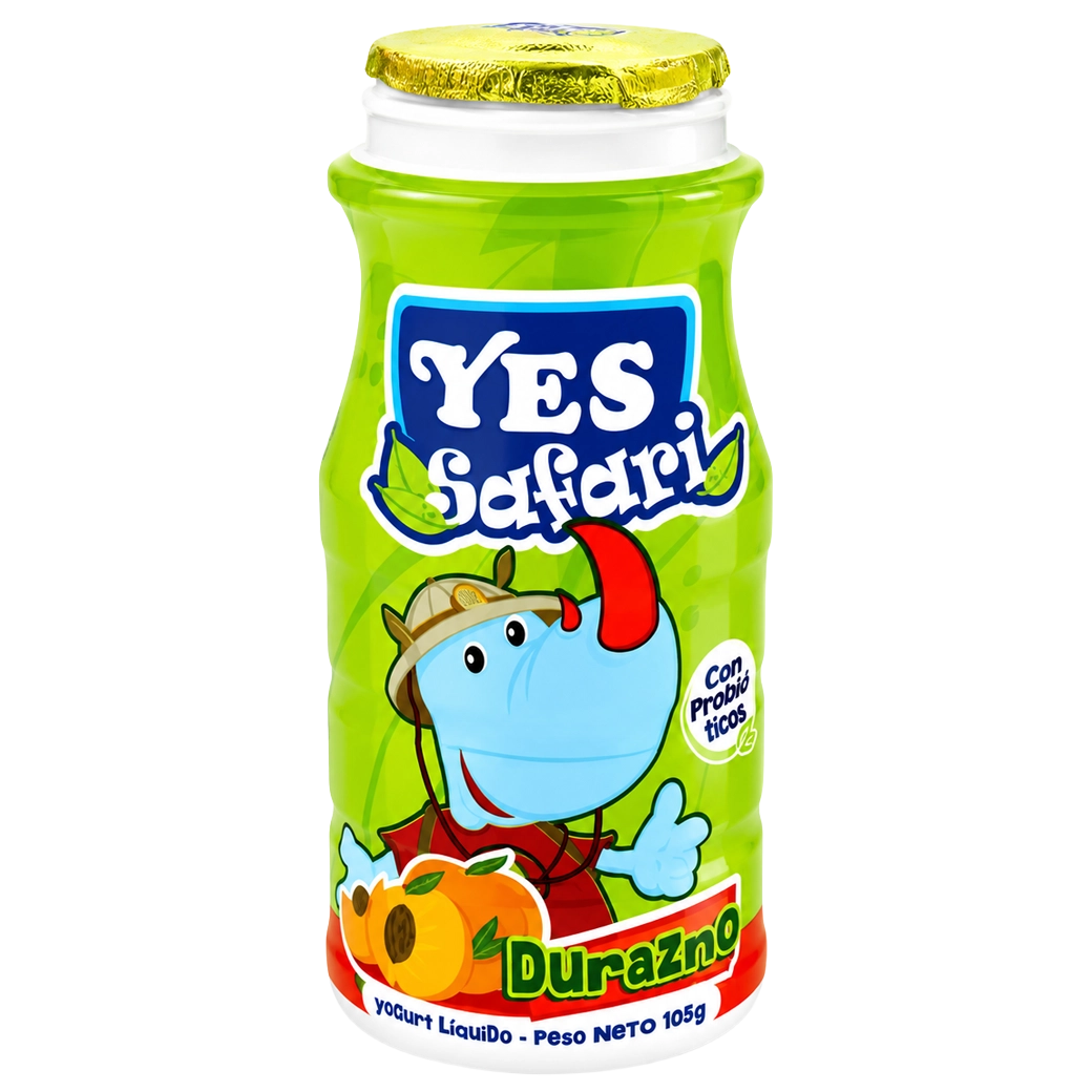 YES Yogurt Safari Durazno 105g