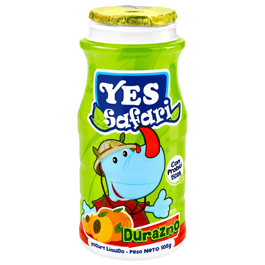 YES Yogurt Safari Durazno 105g