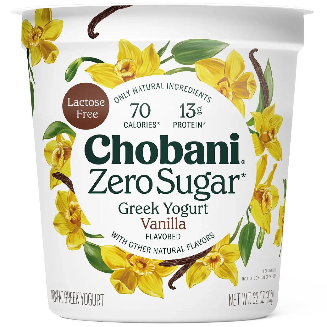 CHOBANI Zero Sugar Vanilla 32oz